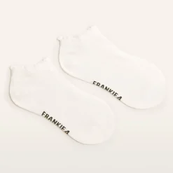 Adult Ankle Ribbed White 2 pack