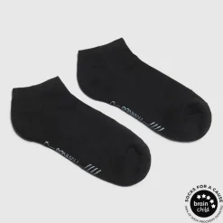 Ankle Adult Black Bamboo Cushioned 2 Pack