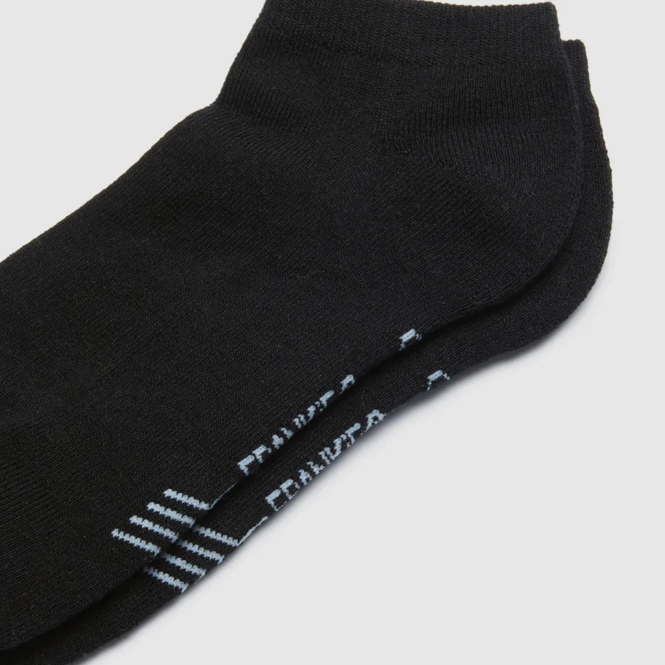 Ankle Adult Black Bamboo Cushioned 2 Pack