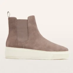 Crawford Dark Taupe Suede