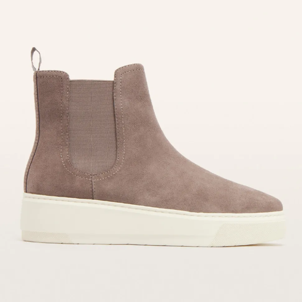 Crawford Dark Taupe Suede