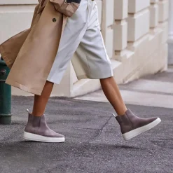 Crawford Dark Taupe Suede