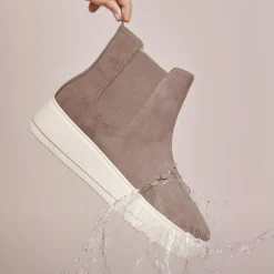 Crawford Dark Taupe Suede