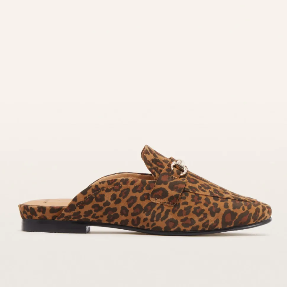 Grace Leopard Print Suede