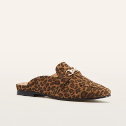 Grace Leopard Print Suede