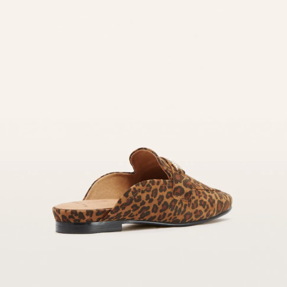 Grace Leopard Print Suede