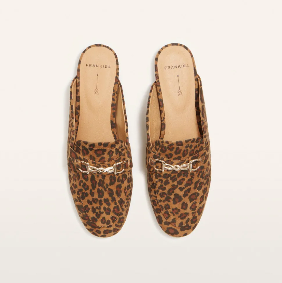 Grace Leopard Print Suede