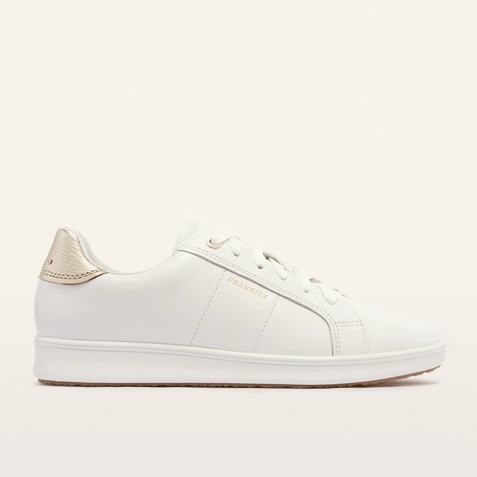 Jackie V White/Gold Grain