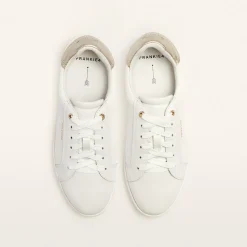Jackie V White/Gold Grain