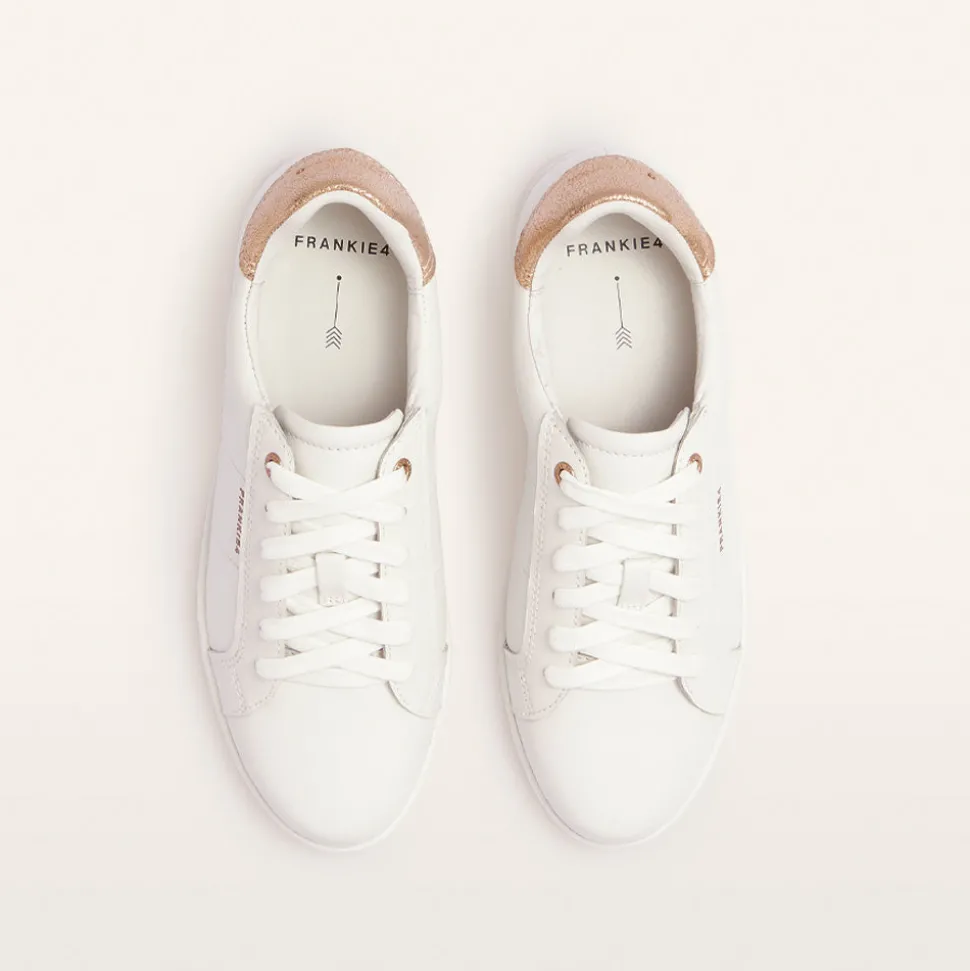 Jackie V White/Rose Gold