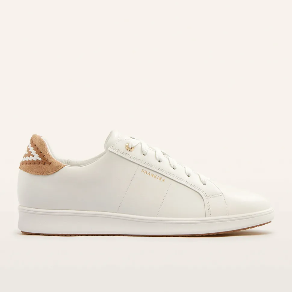 Jackie V White/Tan Mix