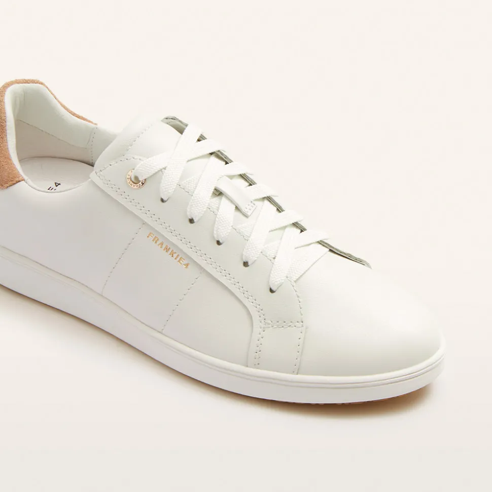 Jackie V White/Tan Mix