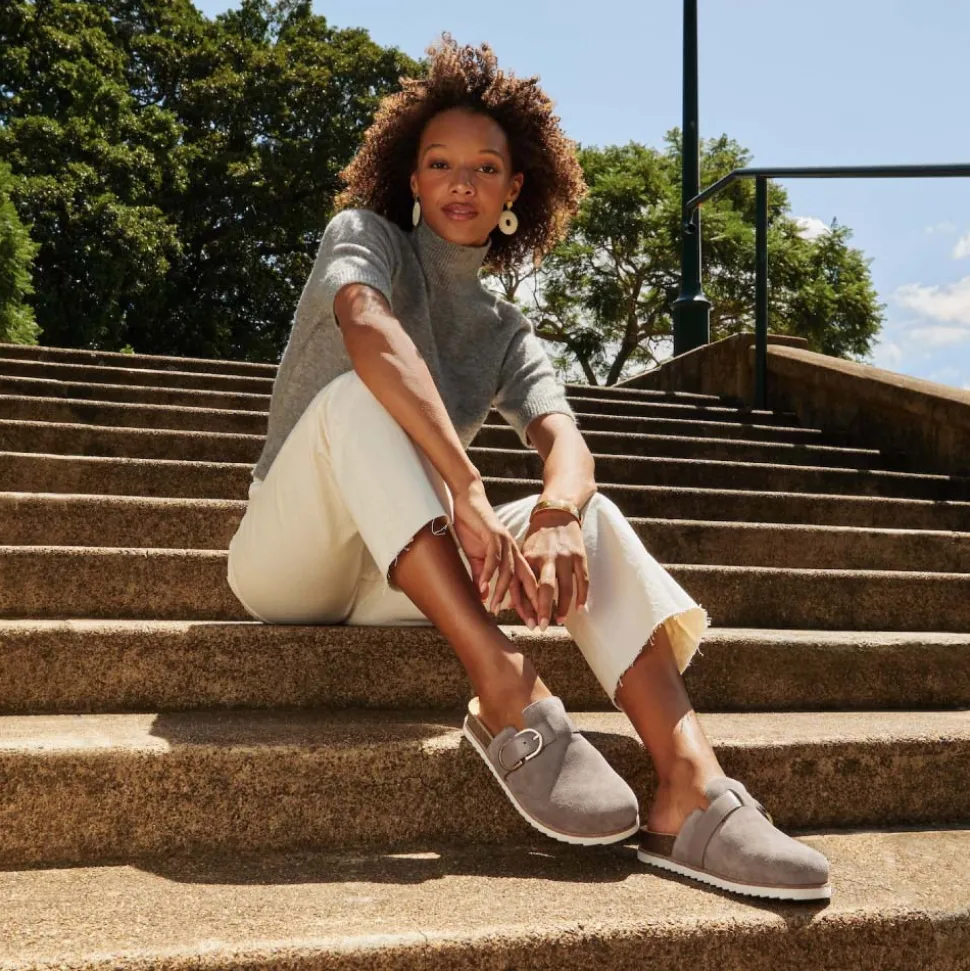 Margot II Dark Taupe Suede