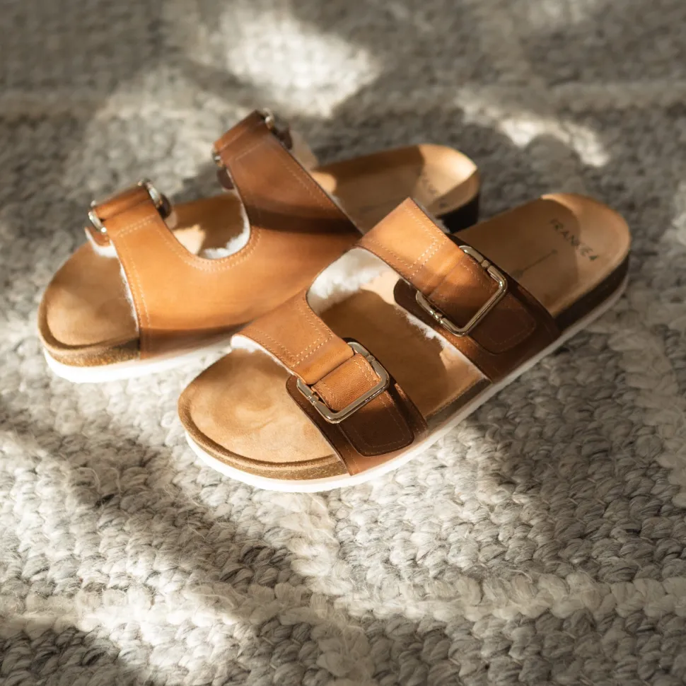 Nico Cognac/Shearling