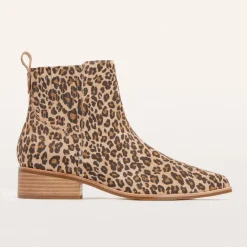 Nina Camel Leopard Print