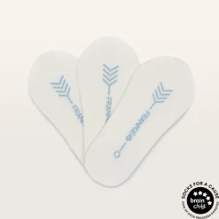 No-Show Adult White Bamboo 3 Pack