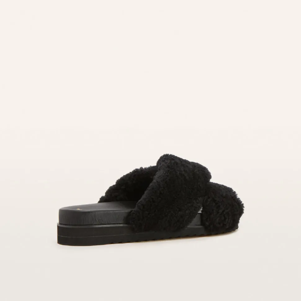 Rebel II Black Shearling