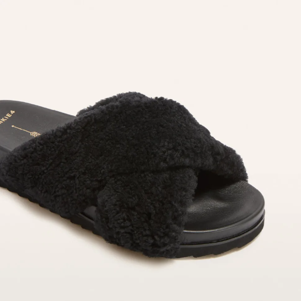 Rebel II Black Shearling