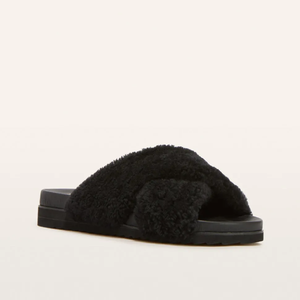 Rebel II Black Shearling