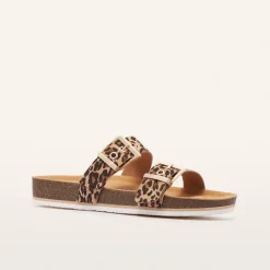 Sandy III Camel Leopard Print