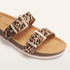 Sandy III Camel Leopard Print