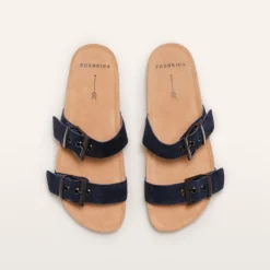 Sandy III Navy Suede